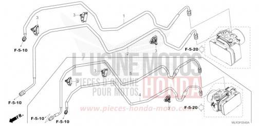 TUYAU DE FREIN CBR500RAT de 2026